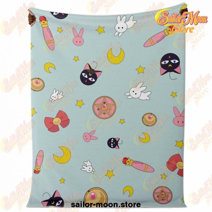 Sailor Moon Microfleece Blanket #05 Premium - Aop
