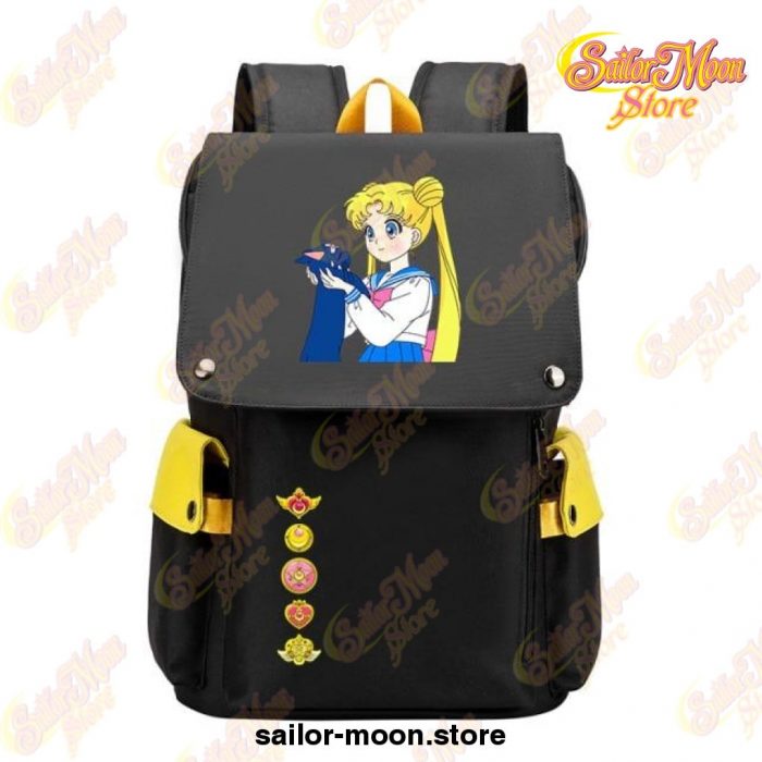 Sailor Moon Oxford Travel Backpack Style 4