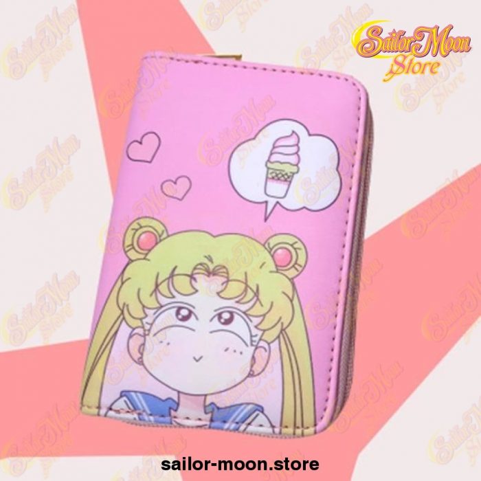 Sailor Moon Printed Aesthetic Graphic Wallet For Women Style 1