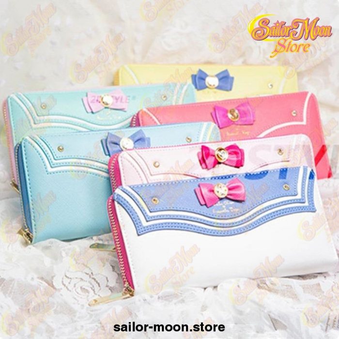 Sailor Moon Pu Leather Long Wallet Lovely Handbag