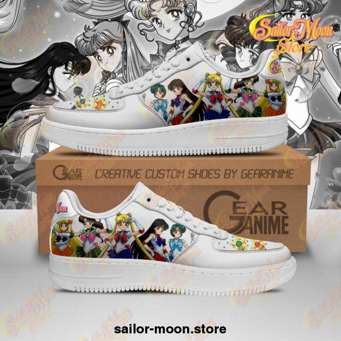 Sailor Moon Shoes Custom Anime Sneakers Pt10 Men / Us6.5 Air Force