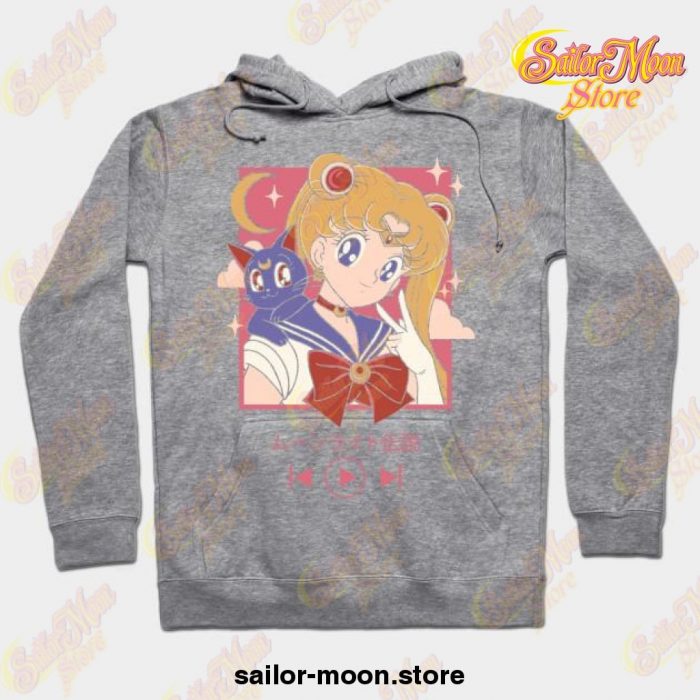 Sailor Moon Song Hoodie Gray / S