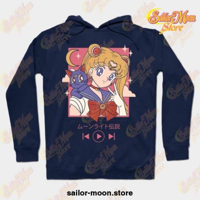 Sailor Moon Song Hoodie Navy Blue / S