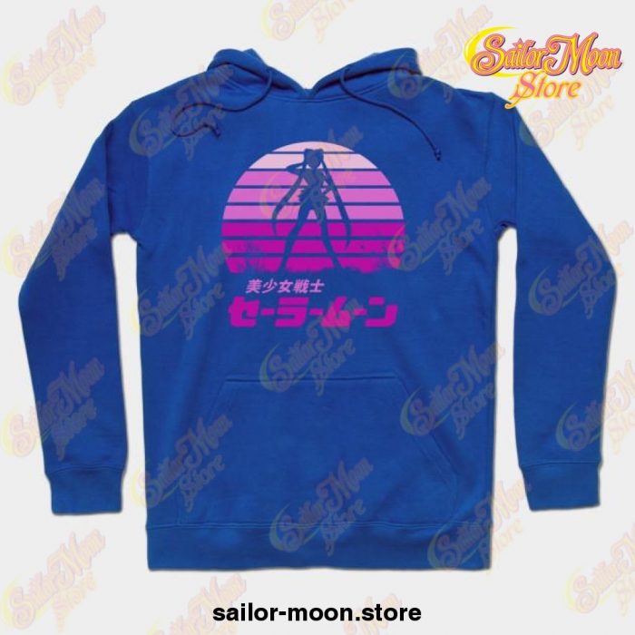 Sailor Moon Sun Set Hoodie Blue / S
