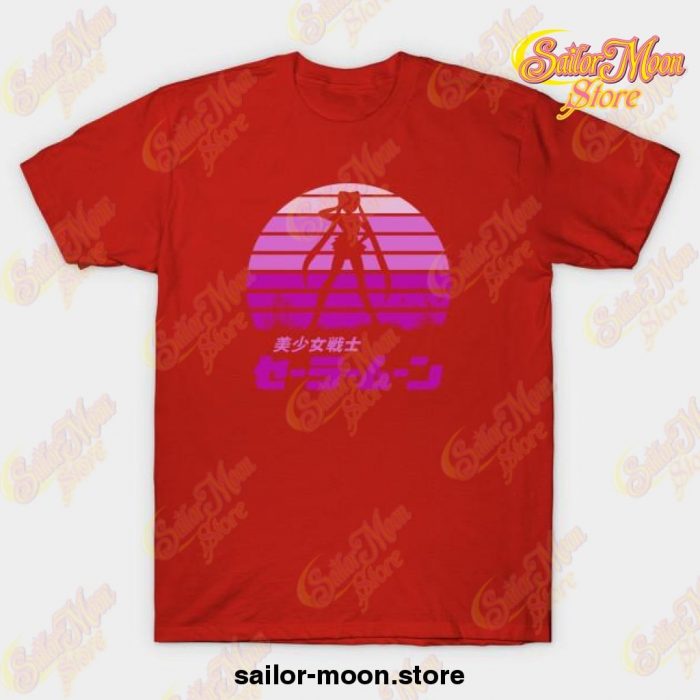 Sailor Moon Sun Set T-Shirt Red / S