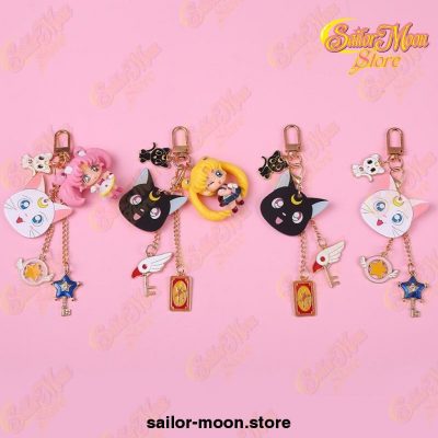 Sailor Moon Trinket Keychain Beautiful Jewelry Car Bags