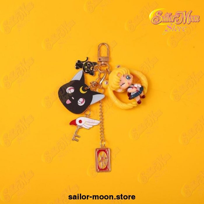 Sailor Moon Trinket Keychain Beautiful Jewelry Car Bags Style 6