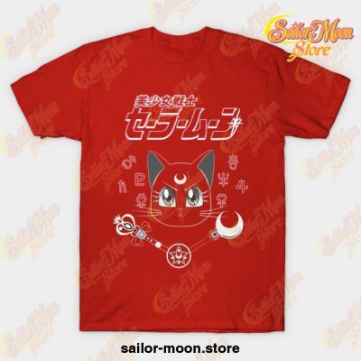 Sailro Moon Luna T-Shirt Red / S