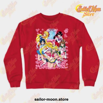 Super Inner Senshi Crewneck Sweatshirt Red / S