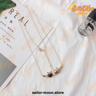 Tsukino Usagi Cosplay 25Th Commemorative Edition Anniversary Luna Artemis Pearl Pendant Necklace