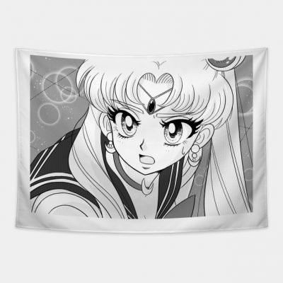 Sailor Moon Manga Style Tapestry Official Cow Anime Merch