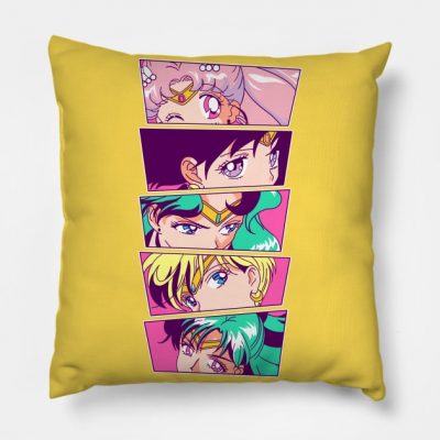 Sailor Scouts Vol 2 Throw Pillow Official Cow Anime Merch