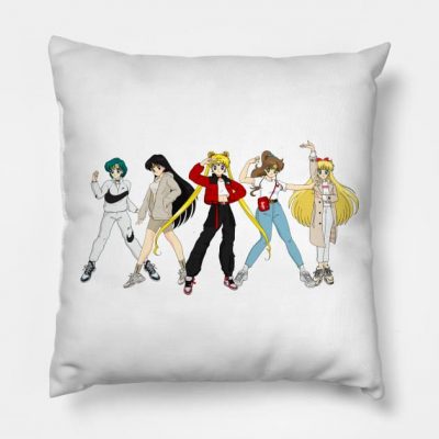 Sailormoon Squad Throw Pillow Official Cow Anime Merch