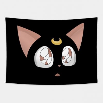 Sailor Moon Cat Luna Tapestry Official Cow Anime Merch