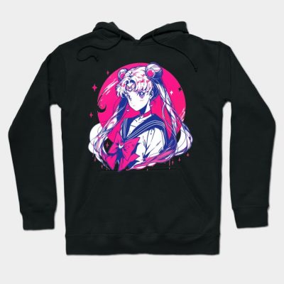 Sailor Moon Vintage Style Anime Manga Graphic Hoodie Official Cow Anime Merch