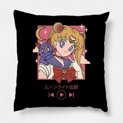 Sailor Moon Song Throw Pillow Official Cow Anime Merch