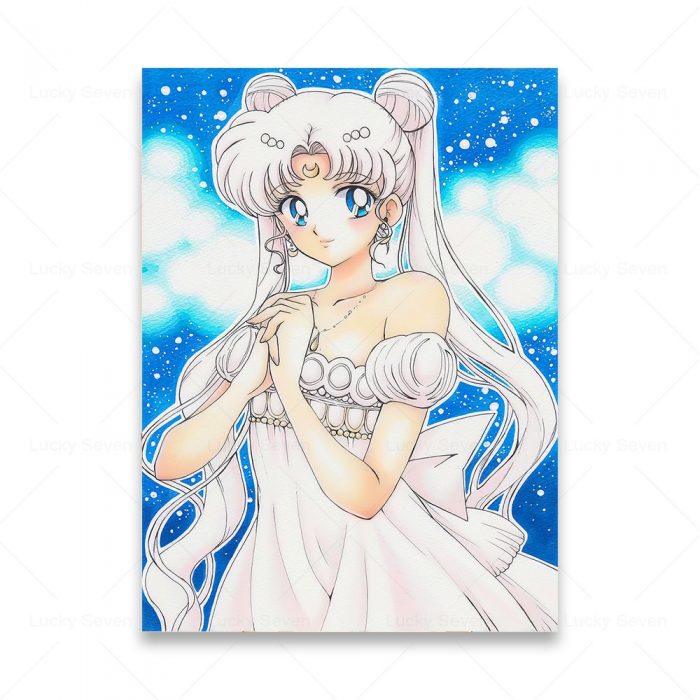 Anime Beautiful Girl Prints Sailor Moon Poster Wall Art Canvas Painting Cartoon Wall Pictruers Living Room 19 - Sailor Moon Store