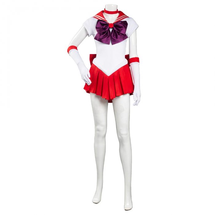Anime Sailor Moon Costume Hino Rei Cosplay JK Uniform Halloween Carnival Suit For Women Girls 1 - Sailor Moon Store