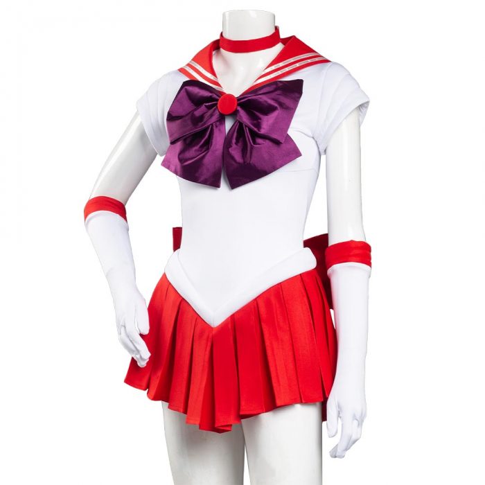 Anime Sailor Moon Costume Hino Rei Cosplay JK Uniform Halloween Carnival Suit For Women Girls 3 - Sailor Moon Store