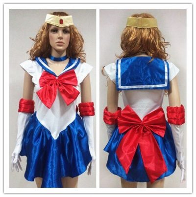 New Cosplay section costume Anime Sailor Moon Carnival Halloween bow costume prize Size Plus for Lolita 5 - Sailor Moon Store