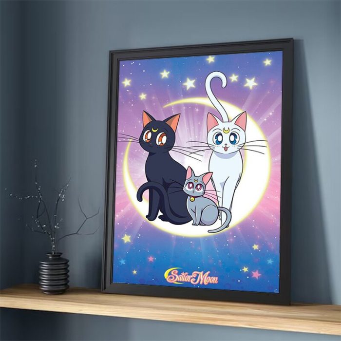 Posters for Wall Art Sailor Moon Canvas Decorative Painting Decorative Pictures for Living Room Cute Room 14 - Sailor Moon Store