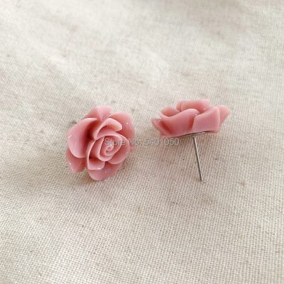 Sailor Kino Makoto Sailor Jupiter Cosplay Accessory Earrings Rose Flower Stud Earrings 1 - Sailor Moon Store