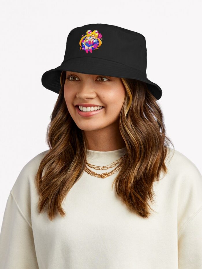 Sailor Moon Illustration Bucket Hat Official Cow Anime Merch