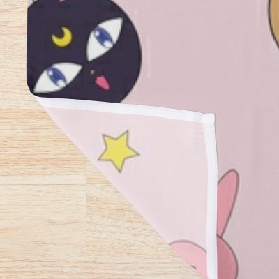 Sailor Moon Pink Kawaii Shower Curtain Official Cow Anime Merch