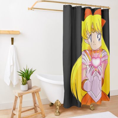 Sailor Venus Shower Curtain Official Cow Anime Merch
