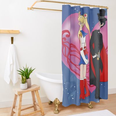 Sailor Moon Shower Curtain Official Cow Anime Merch