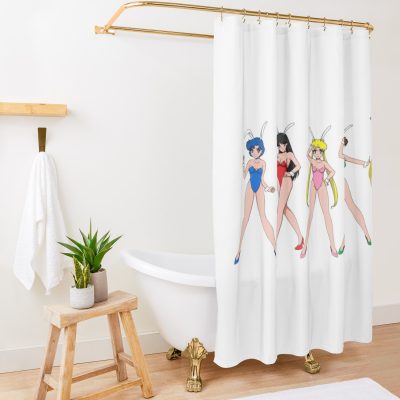 Sailor Sports Shower Curtain Official Cow Anime Merch