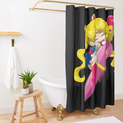Sailor Moon Usagi Tsukin Shower Curtain Official Cow Anime Merch