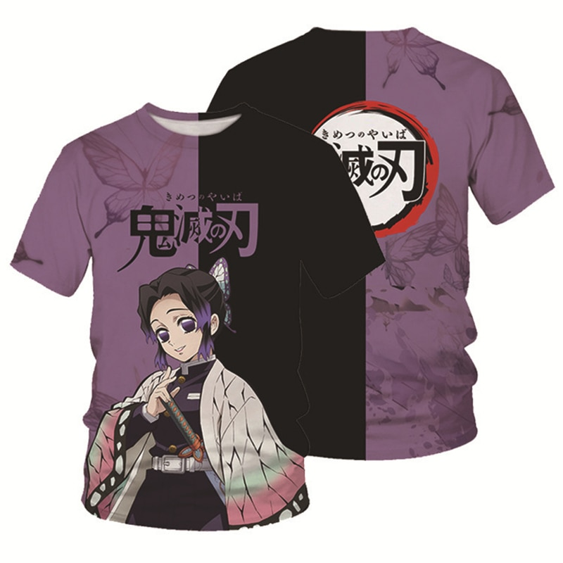 Demon Slayer Anime Shinobu Kocho 3D T-Shirts